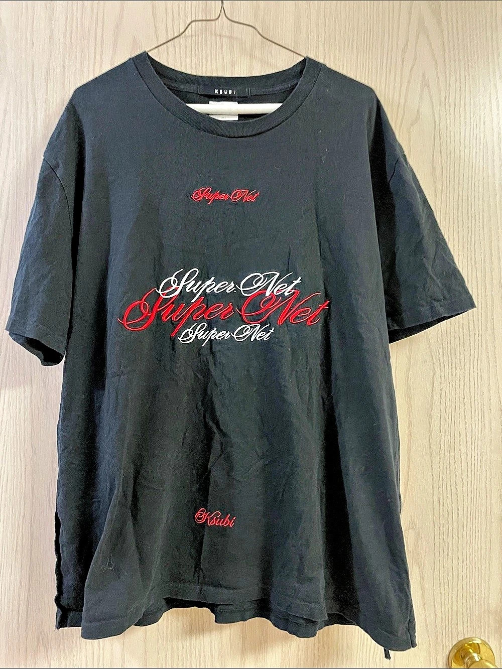 Ksubi Supernet T-Shirt Graphic Tee Black & Red 2XL